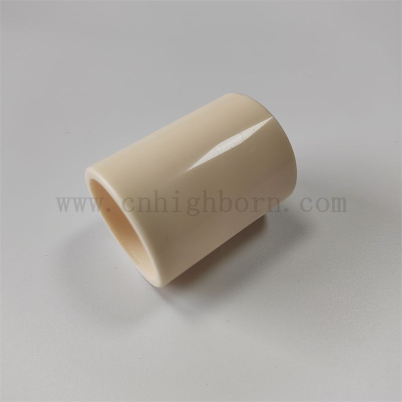 Высокая температурная полировка 99,5% глиноземной керамики Al2O3 Изоляторная трубка 