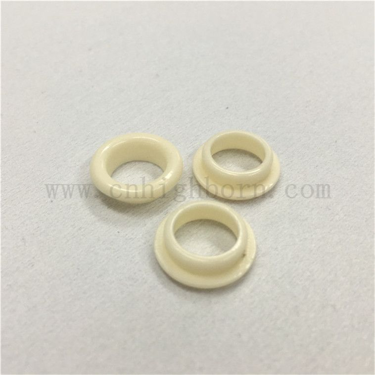 Высокая чистота 99% Al2O3 Керамическое глинозное глиноземное кольцо.