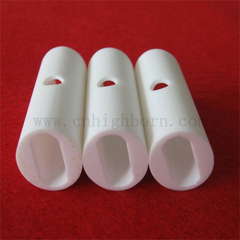 Микрокристаллическая стеклянная керамическая трубка macor, обрабатывающая стеклянная керамическая труба