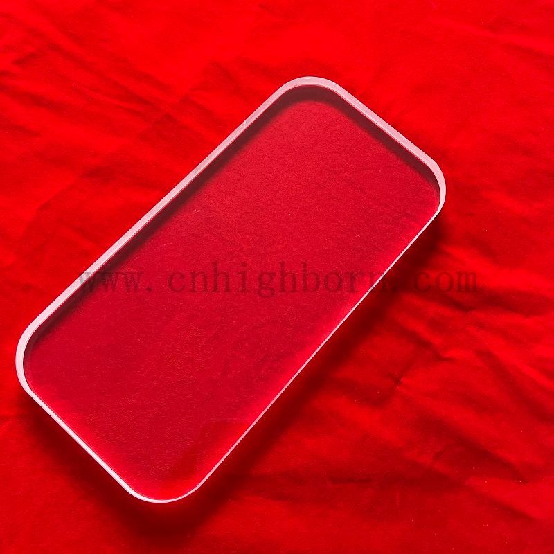 Круглая подложка из плавленого кварца