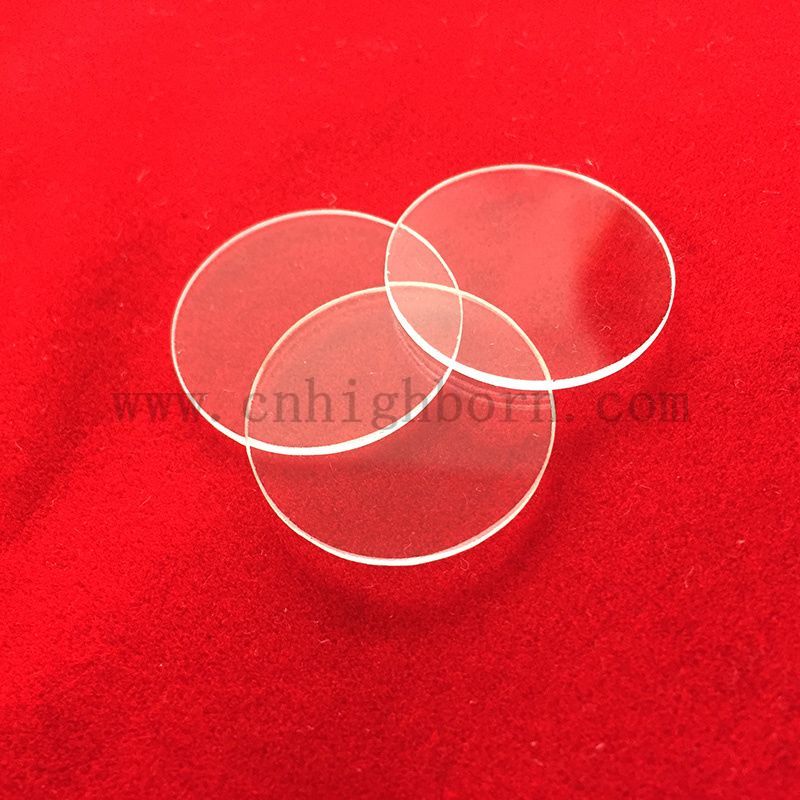 круглый диск из плавленого кварца