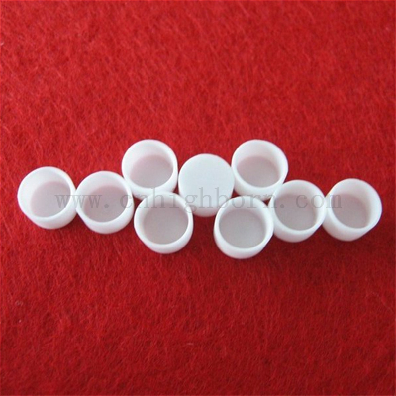 99 Alumina Crucible с настраиваемой крышкой Al2O3 Керамическая аналитическая маленькая лодка