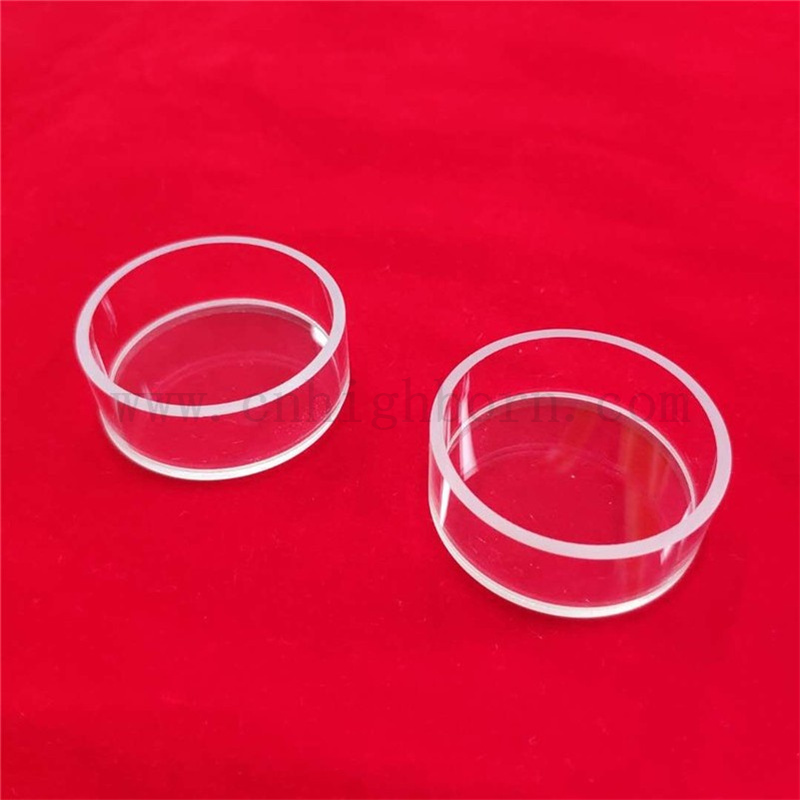 Чистые кварцевые ячейки для измерений отражения 12 мл цилиндрических стеклянных клеток круглый спектрофотометр Кварцевая кювета