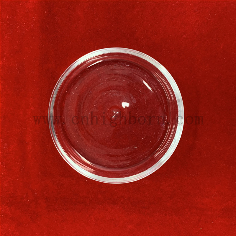 Лаборатория использование теплостойкость прозрачное круглый Quartz Glass Petri Блюдо