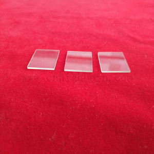 Квадратная прозрачная кварцевая стеклянная пластина толщиной 1-10 мм для нагревательной лампы