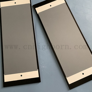 Высокоэффективный черный керамический стеклянный лист по индивидуальному заказу, прямоугольная керамическая стеклянная нагревательная пластина из инфракрасного стекла