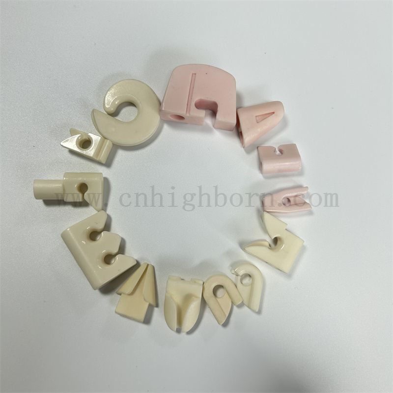 Индивидуальная 99,5% Al2O3 Керамическое керамическое глиноземное керамическое руководство