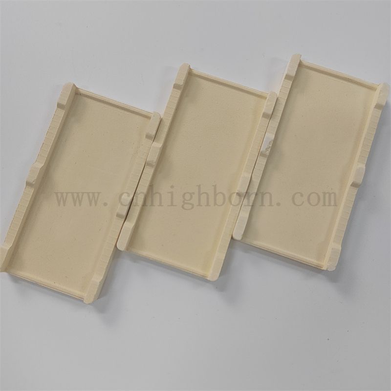 Рефрактерный прямоугольный цирконий керамический саггар Zro2 Ceramic Crucible для таяния золота