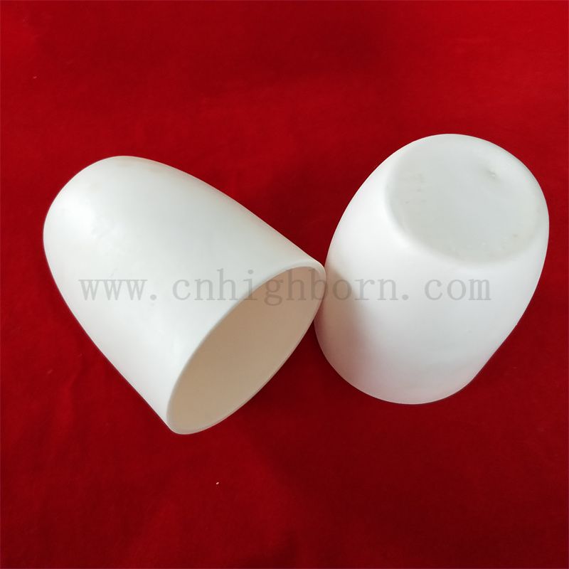 Высокая температура, устойчивая к 99% Al2O3 Альминационной дуговой дуги, керамический плавильный горшок для лаборатории для лаборатории