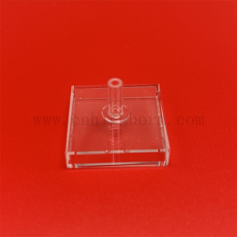 Кварцевая кювета с высокой температурой, устойчивая к оптическому прибору кубическое спектрофотометр