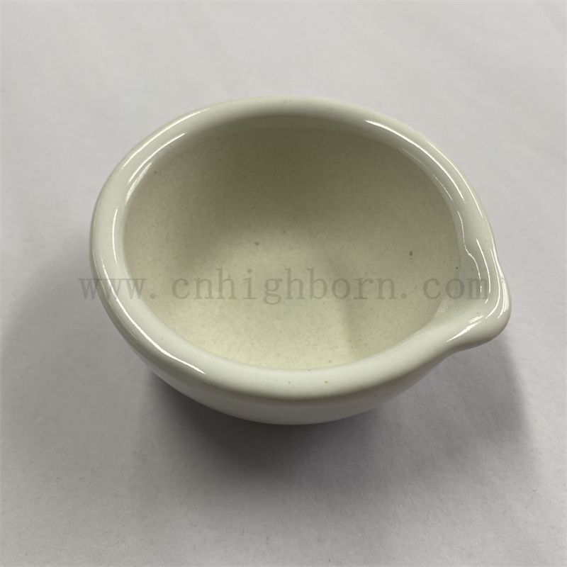 Фарфоровый раствор и пестик для школьной лабораторной миски с заливным носоном