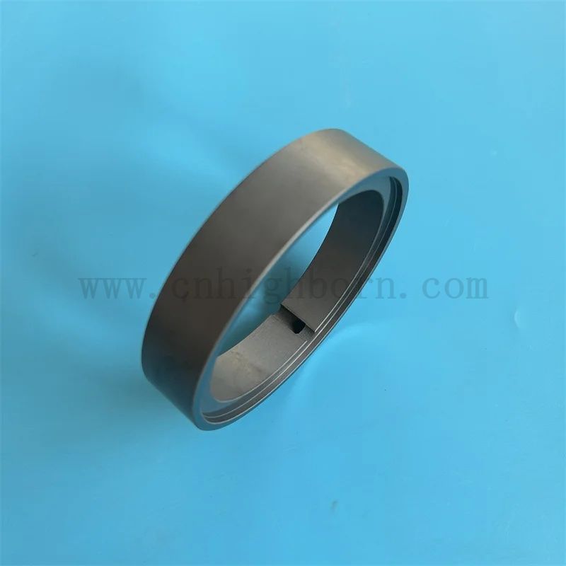 Изолятор кремниевого керамического керамического кольца с кремниевым кустарником топляет черное керамическое кольцо