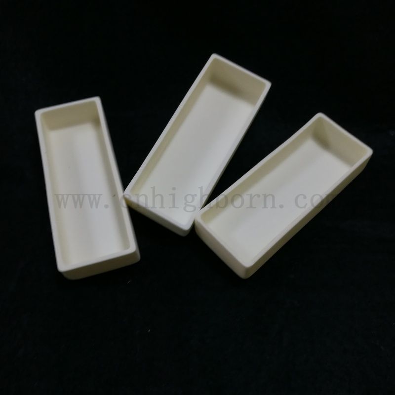 Рефрактерный Corundum Ceramic Boat Boat 99% Al2O3 Керамический нагреватель