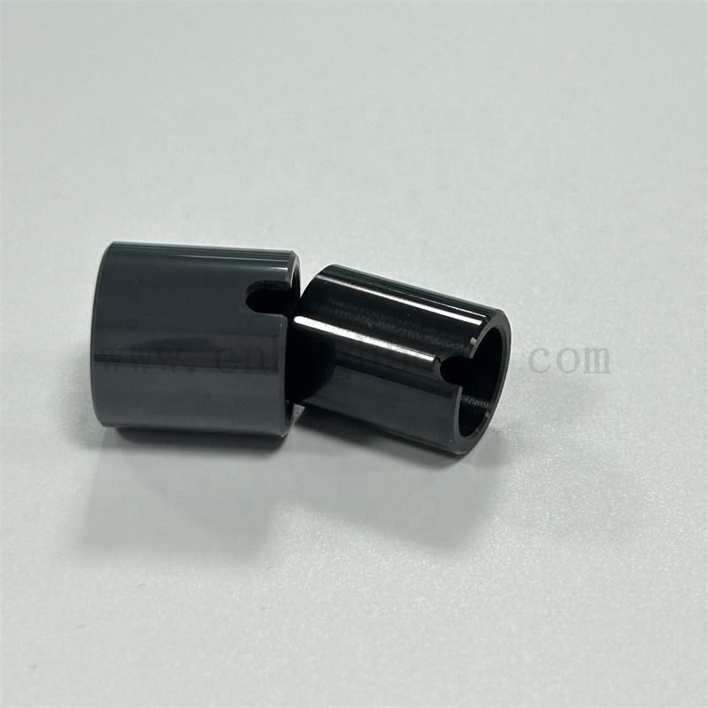 Черная циркония нерегулярная трубка изолятор Полировка поверхности Zro2 Керамическая труба