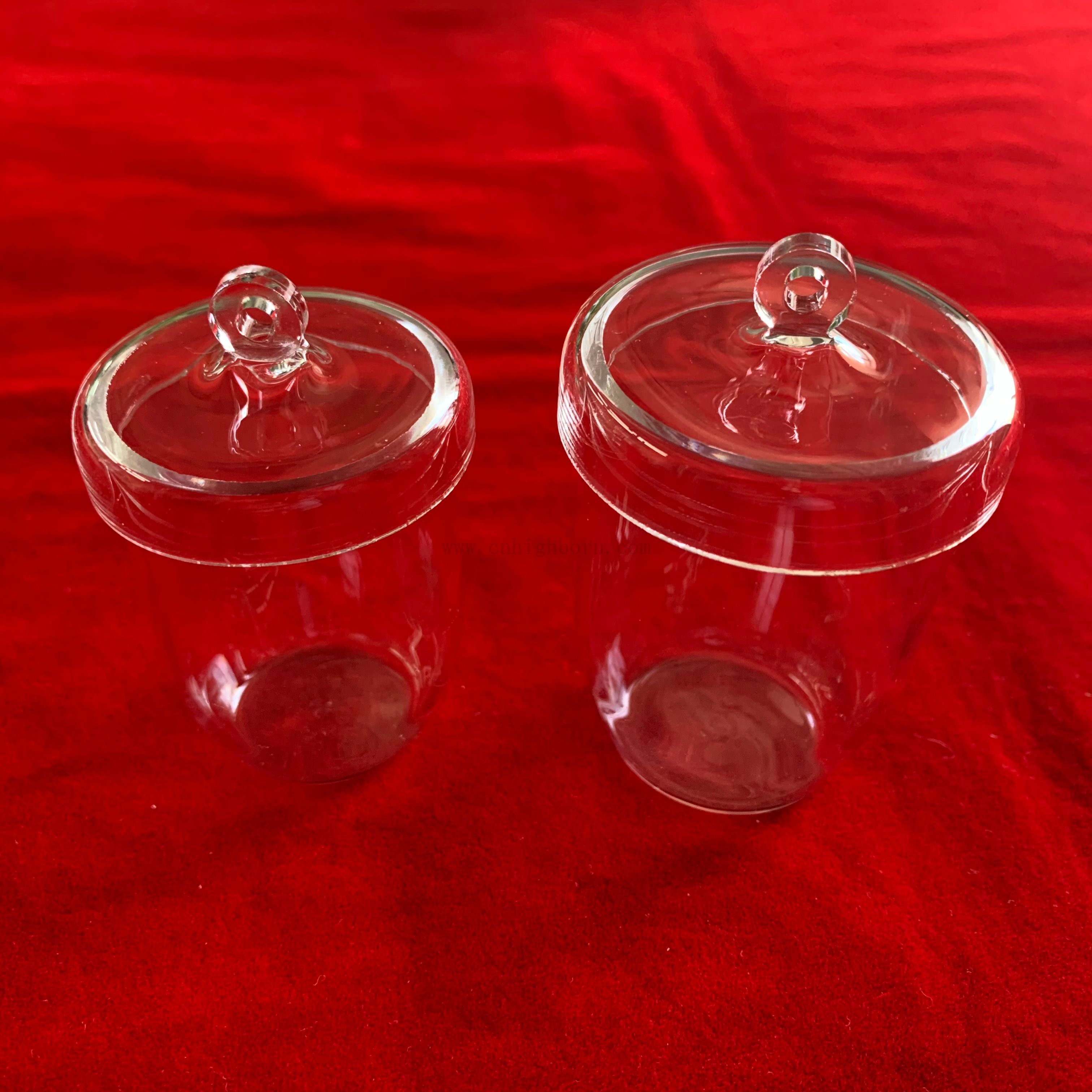 Высокая коррозионная стойкость прозрачного кварцевого стекла с крышкой