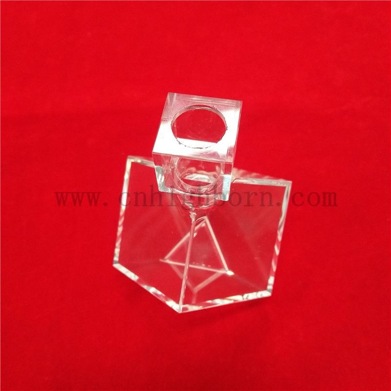 Высокая коррозионная устойчивость к оптической трансмиссии Кварцевая стеклянная спектрофотометр для лаборатории