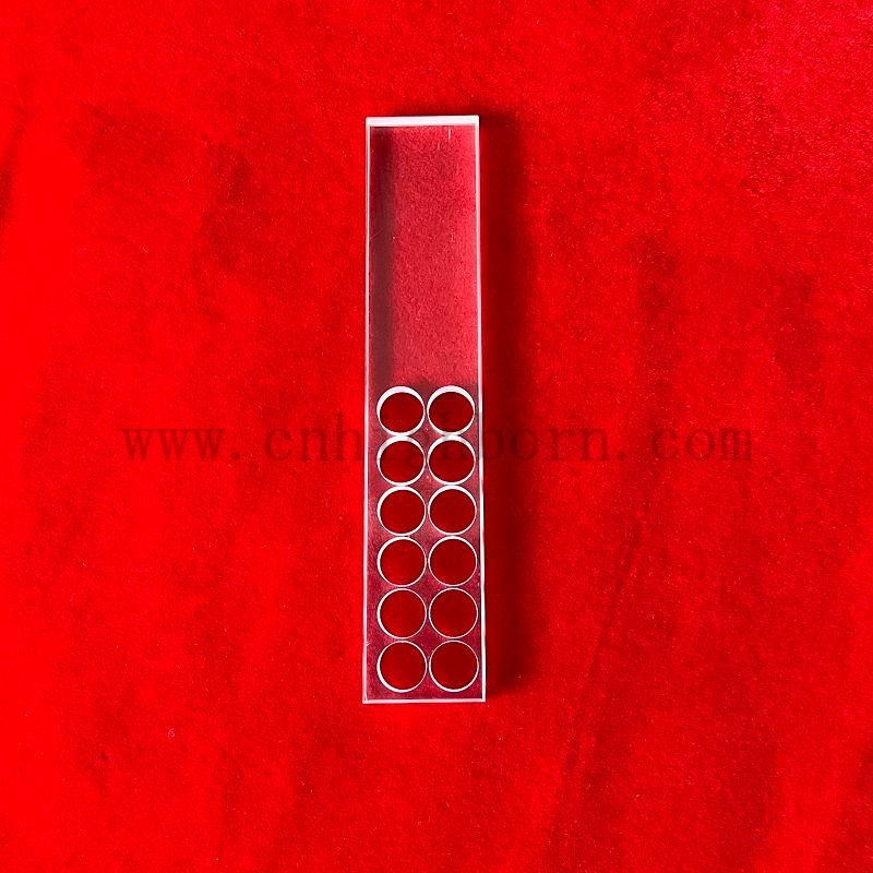 Кварцевая тарелка с плавленого кремнезема