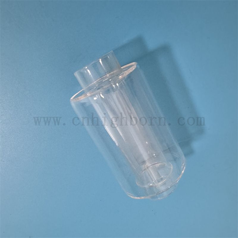 Тепло и коррозионная индивидуальная двойная прозрачная стеклянная трубка кварцевой