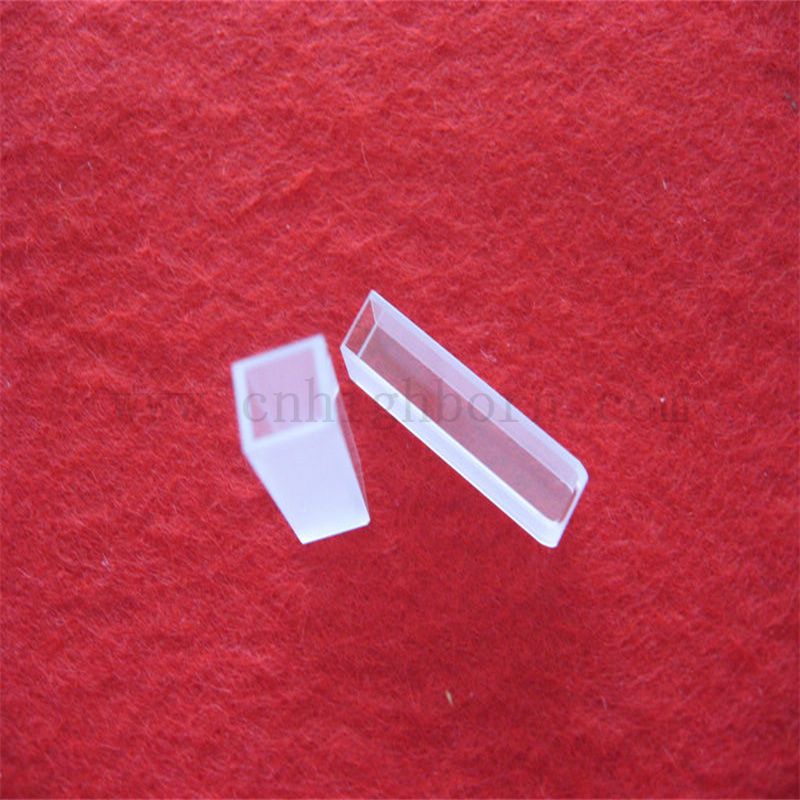Лабораторная кварцевая стеклянная кювета Длина 10 мм кварцевые флуоресцентные клетки