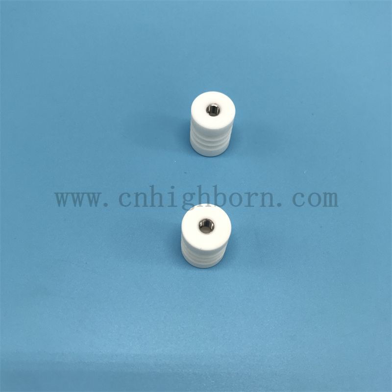 Низкая теплопроводности Macor Machinable стеклянная керамическая труба с нитью с нитью