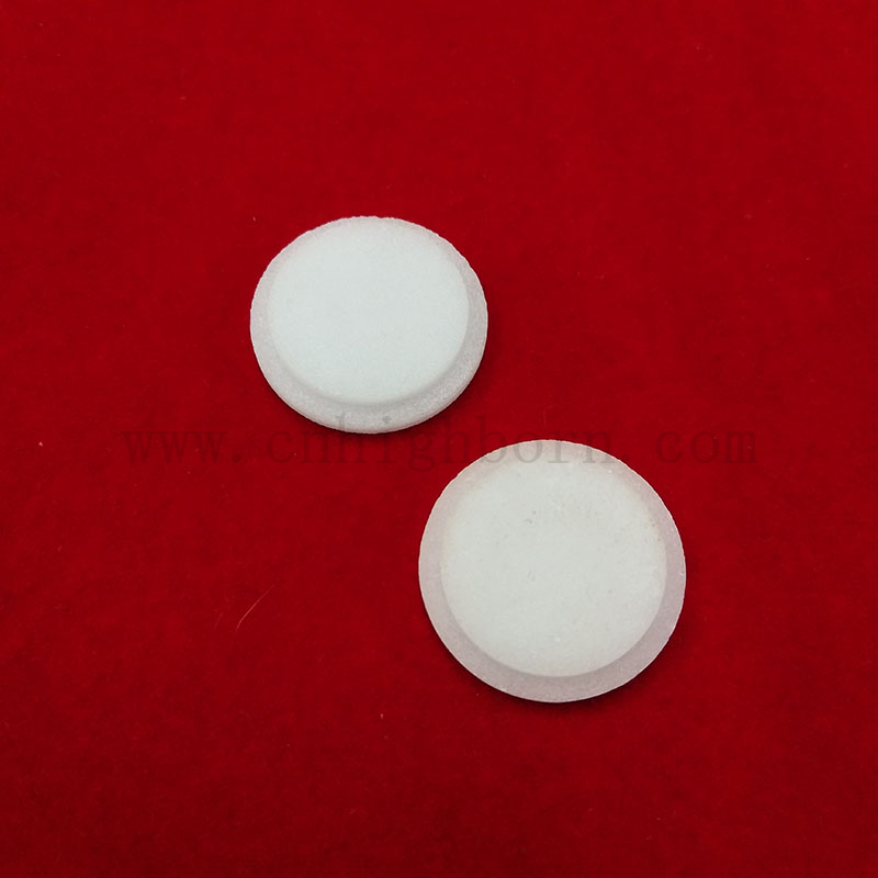 Полированный молочный белый кварцевый слитый стеклянный стеклянный стеклянный стеклянный