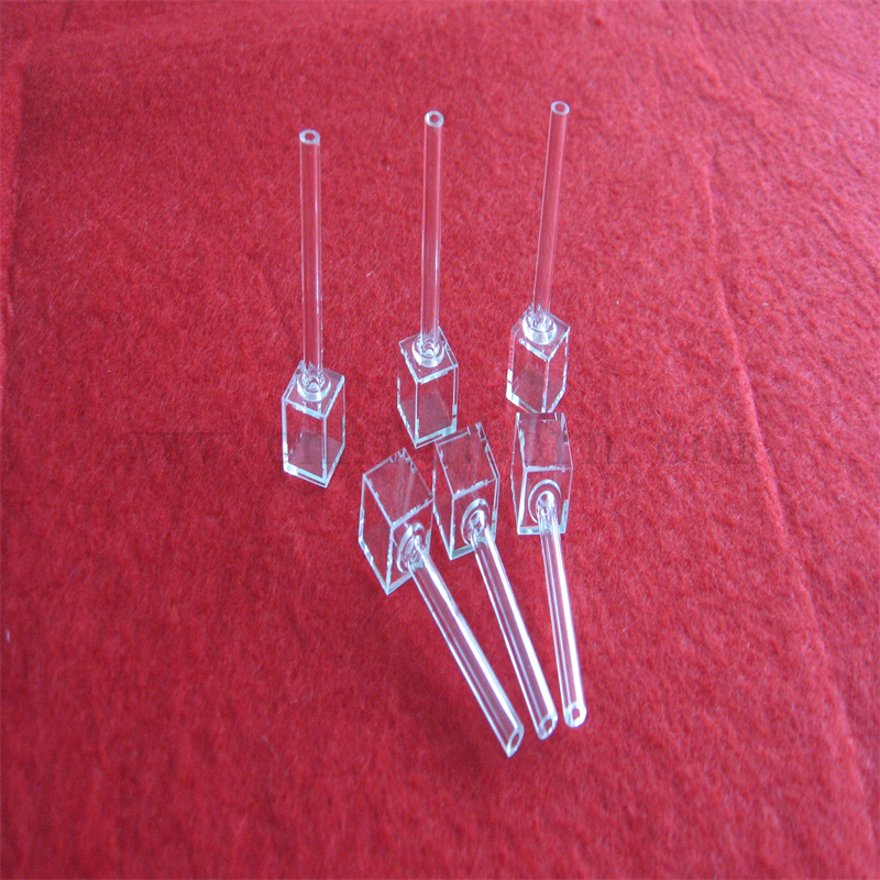 Лабораторная квартальная газовая камера кюветы стеклянная кварцевая кювета