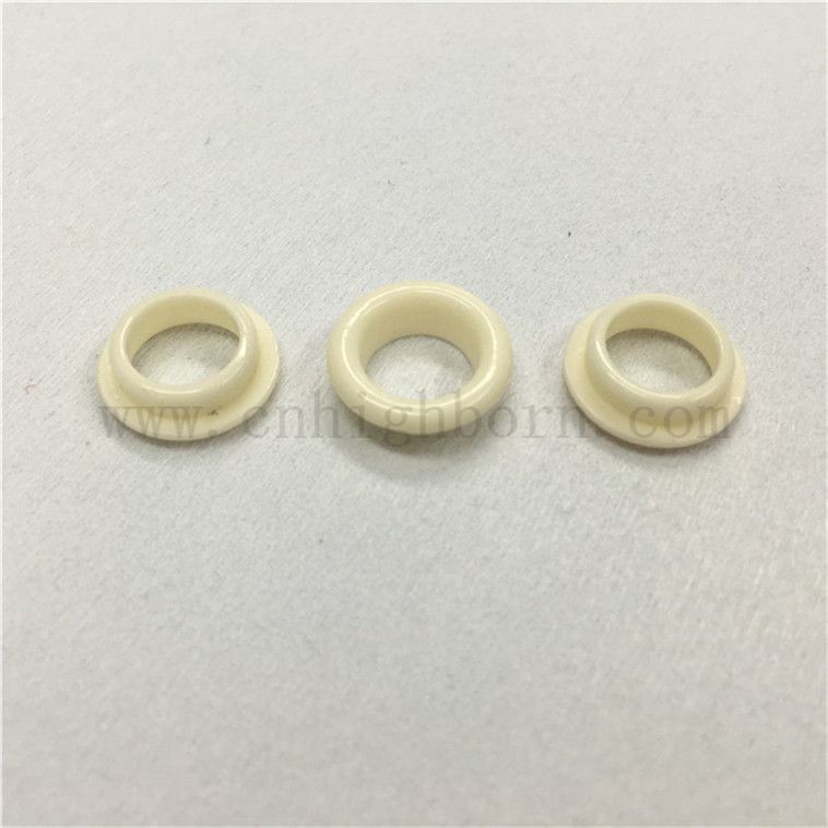 Высокая чистота 99% Al2O3 Керамическое глинозное глиноземное кольцо.