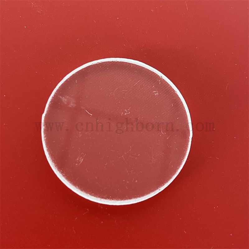 Высокая чистота прозрачная циркула Силикастная стеклянная панель круглый кварцевый диск