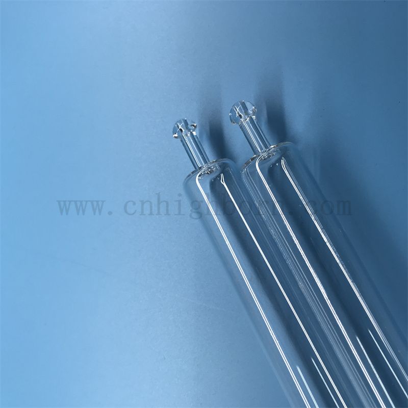 Теплостойкость индивидуальная прозрачная плавленая кремничная стеклянная трубка