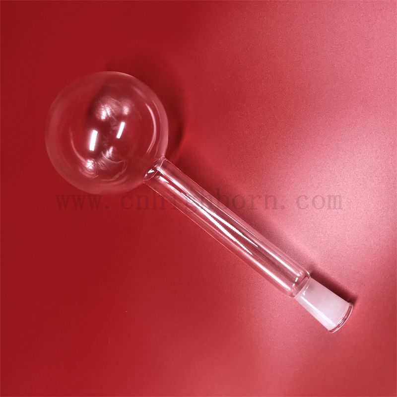 Прозрачная длинная шейная стеклян