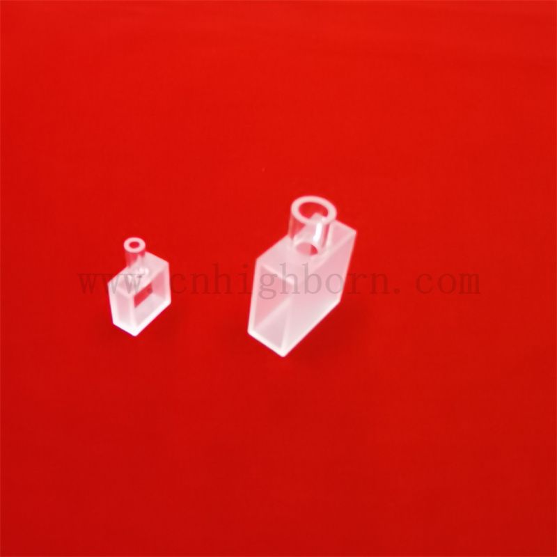 Лабораторная коррозионная стойкость микрорежна прозрачная ультрафиолетовая стеклянная кювета Quartz