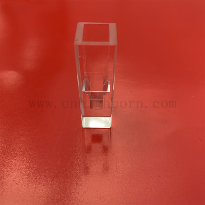 4 стороны прозрачная квадратная квадратная стеклянная кювета для спектрофотометра
