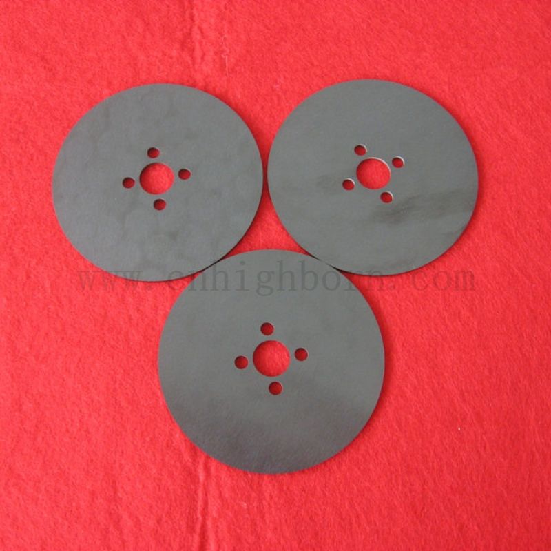 Пользовательская лазерная просверленная черная циркония круглая керамическая диск Zro2 Zro2