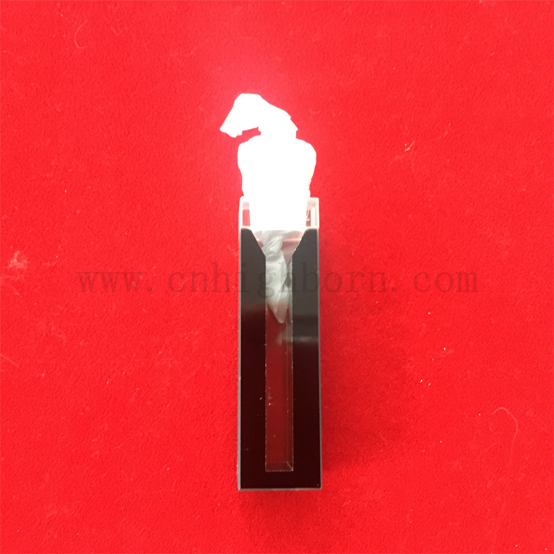 Стандартная медицинская полуавтоматическая 1,4 мл кварцевая стеклянная кювета