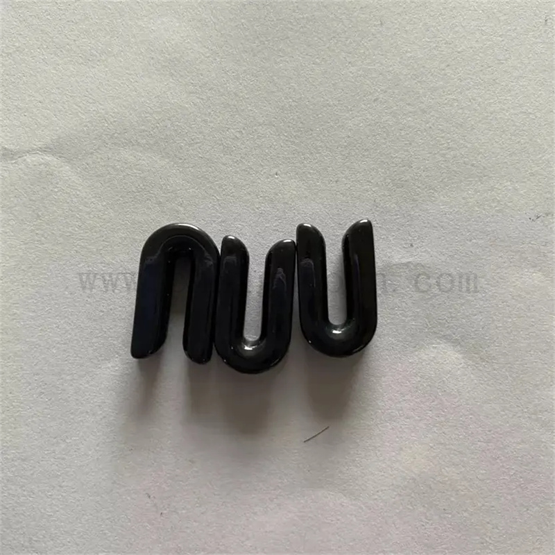 Черный титановый оксид керамическая щельная пряжа направляющая текстильная керамическая проволочная пряжа