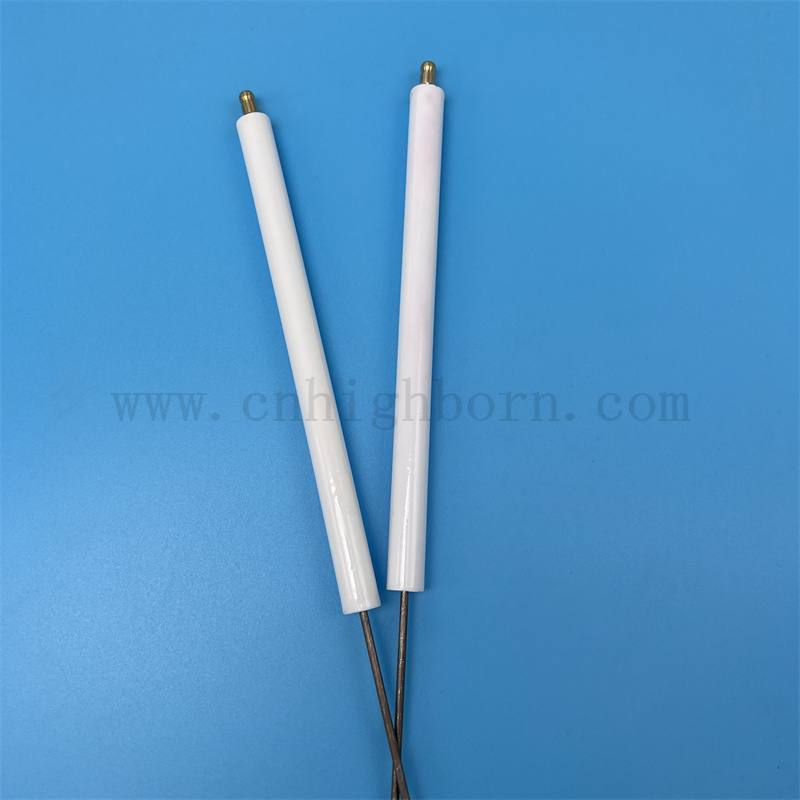 95 Alumina Igniter Индивидуальная газовая плита Al2O3 Керамическое зажигание