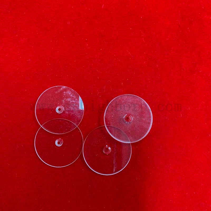 0,1 мм тонкое прозрачное циркулярное зерновое стекло Используется полированная кварцевая пластина 