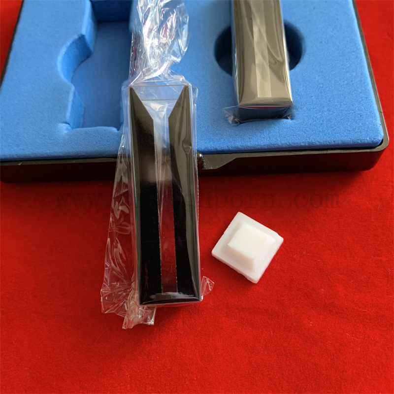 Лабораторная стеклянная посуда 1 мл кварцевая ячейка Микроквета с черной стеной Quartz Стеклянная кювета с крышкой