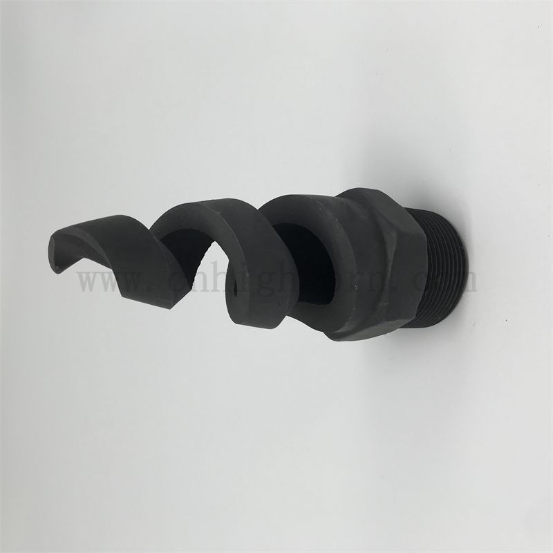 Изолятор кремниевый карбид дезильфуризационный сопло высокая твердость SIC Ceramic нерегулярная часть