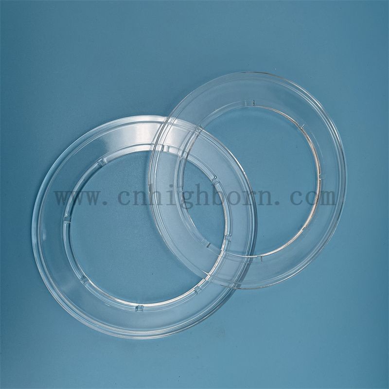 Кварцевый фланец с отверстием