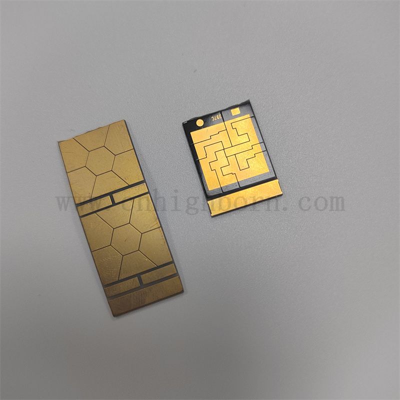 Индивидуальная алюмиция AL2O3 DBC DPC AMB Metallized Ceramic Substrate для электронного компонента