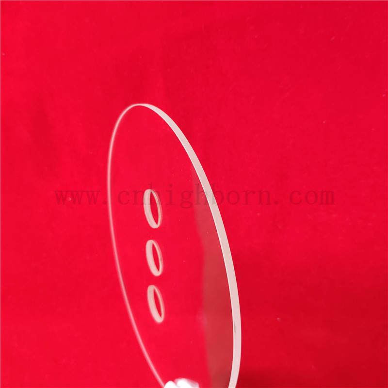 Оптическая линза Перфорированный прозрачный ультрафиолетовый диск jgs1