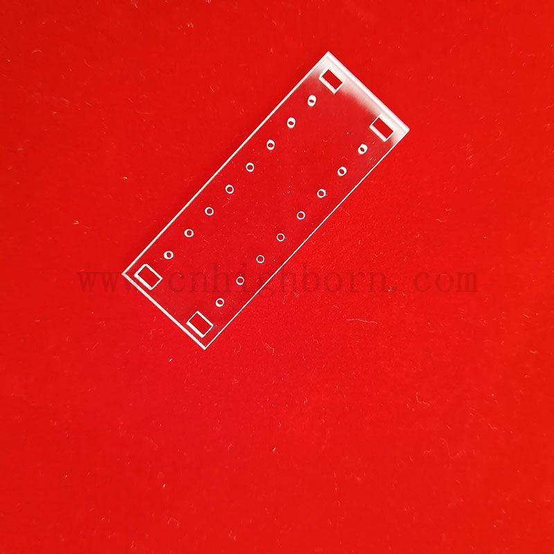 УФ -оптическое плавленое кремничное стекло, стекло, отверстие