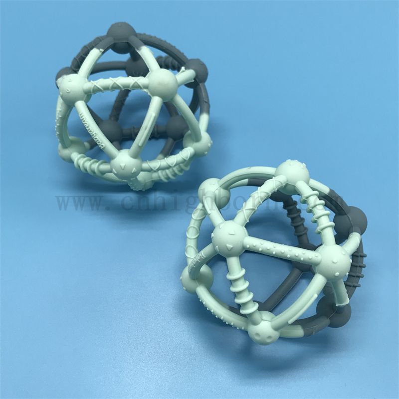 Пищевый класс Силиконовый мяч PET молярный шарик игрушка Dog Игрушка резиновый шарик