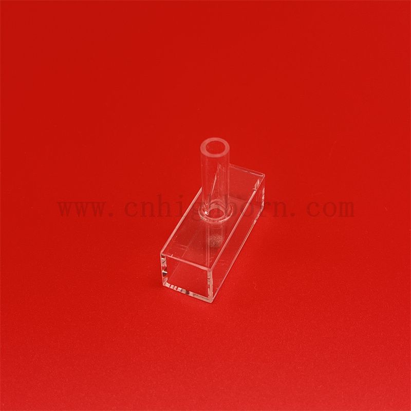 Лабораторные стеклянные полупроводниковые чистые кварцевые стеклянные кювета