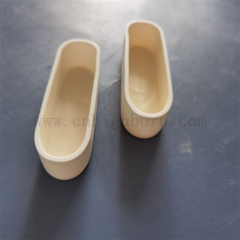 Высокий температурный устойчивый 99% Al2O3 Керамическая таяющая лодка