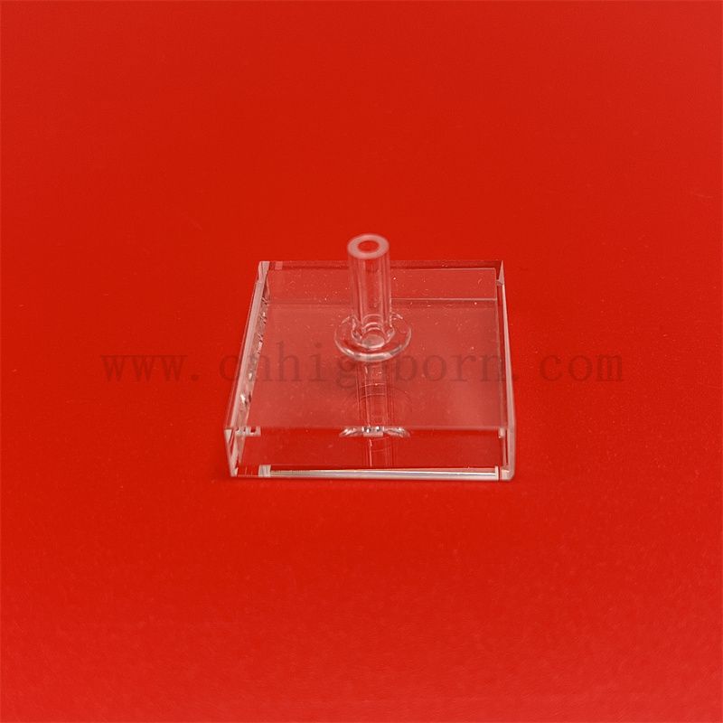 Кварцевая кювета с высокой температурой, устойчивая к оптическому прибору кубическое спектрофотометр