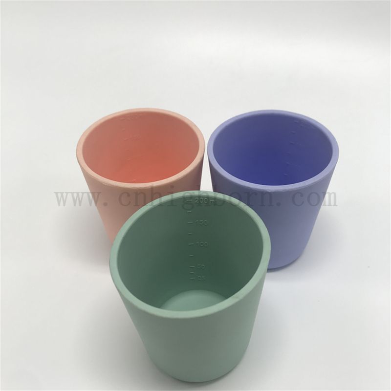 OEM ODM без разливов на напитках силиконовой тренировки Sippy Colplapsible Rubber Cup для ребенка 6-24 месяца