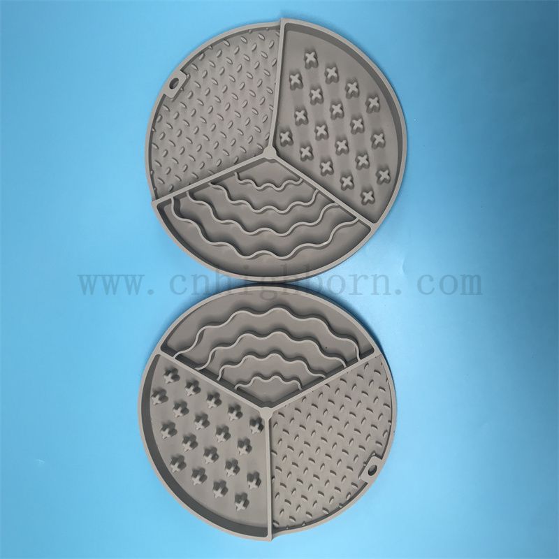 Силиконовый резиновый питомец на лизании щенка поставляется с питательными медленными пищевыми подушками для домашних животных