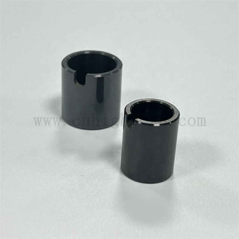 Черная циркония нерегулярная трубка изолятор Полировка поверхности Zro2 Керамическая труба